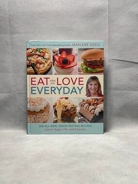 Marlene Koch Eat What You Love Everyday 200 Healthy Recipes Cookbook 350 Pgs VG